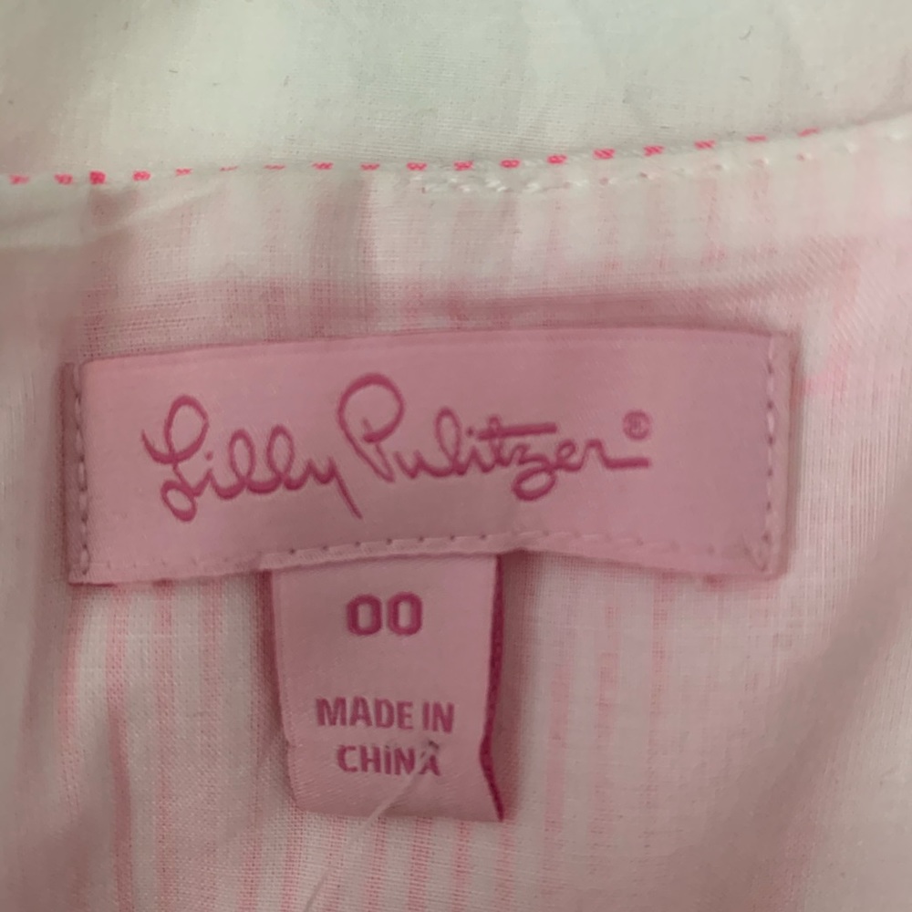 Lily Pulitzer sear sucker dress - Picture 4 of 6